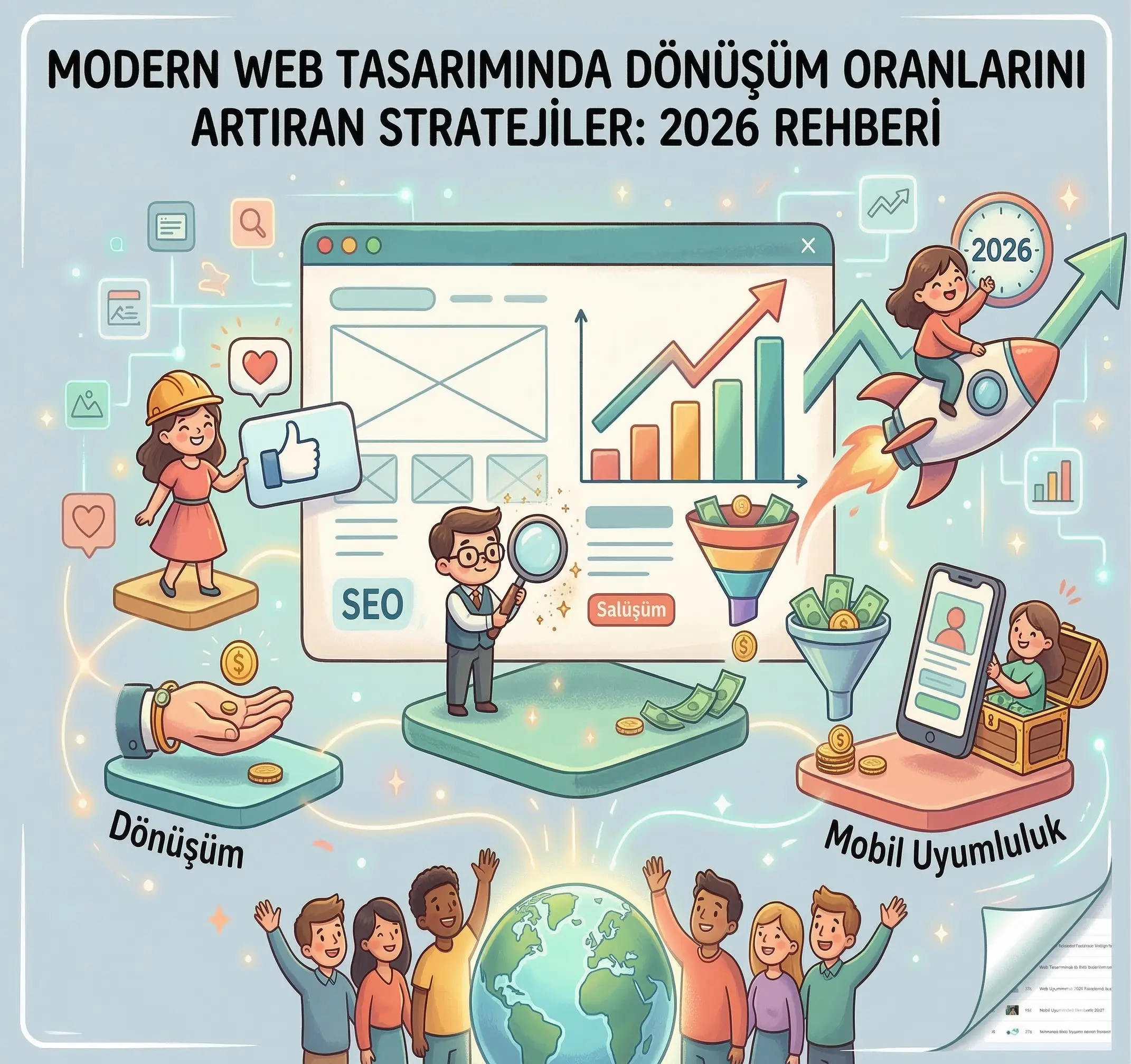 Modern Web Tasarımında Dönüşüm Oranlarını Artıran Stratejiler: 2026 Rehberi